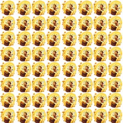Pattern of Little Cute Bee Adorable Bee Design for Sweet, Playful Illustrations,Enjoy the charm of little cute bees in this delightful pattern, perfect for whimsical designs, children's products