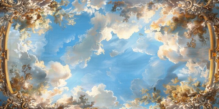 Blue Renaissance Background