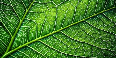 Obraz premium Amazing Closeup Of A Leaf'S Veins, Looking Like A Work Of Art.