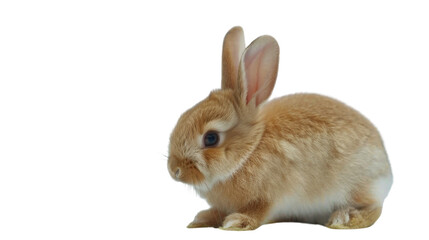 Obraz premium Rabbit on white background 