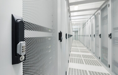 Security system of modern server room at data center