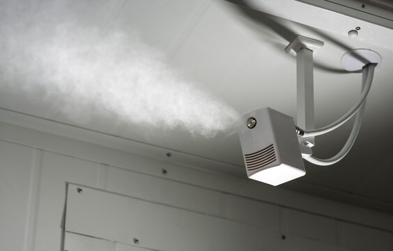 Air humidifier in server room at data center