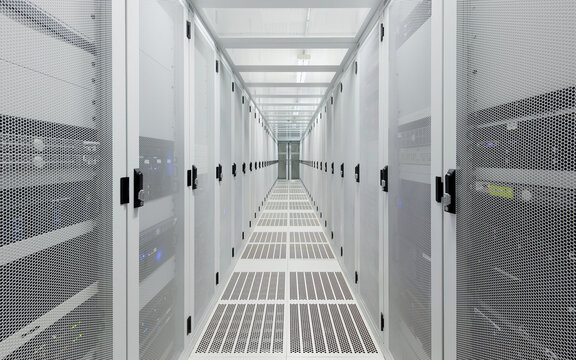 Server room at data center