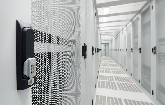 Security system of modern server room at data center