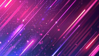 Obraz premium A purple background with pink and blue lines by AI generated image