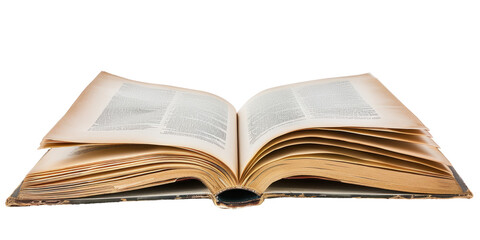 Obraz premium open book on white background
