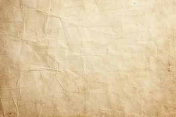 Fototapeta premium Beautiful texture old crumpled paper, design abstract background