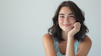 Fototapeta premium The Smiling Young Woman