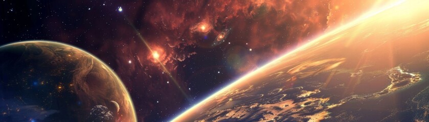 Obraz premium Discover the Future: 7 Space Exploration Technologies Leading Interplanetary Travel - Futuristic and Inspiring Images!
