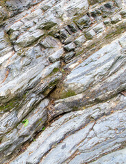 Layers of rock as an abstract background. Texture