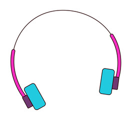 Headphones, 90s retro element
