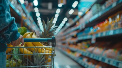 The grocery shopping cart