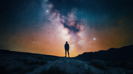 Fototapeta premium Universe and galaxy