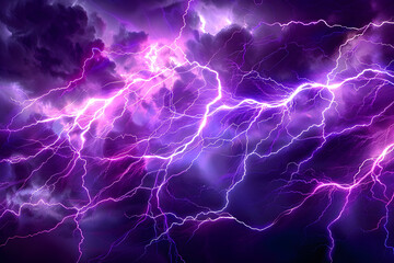 lightning in the night