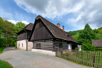 Grandma's Valley - Old Bleach is a romantic wooden cottage with a traditional shingle roof. It was built in 1797 by miller Antonin Ludr.