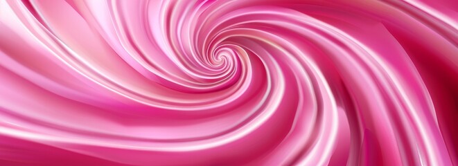 Obraz premium Soft pink candy swirl pattern with light sparkles, designed for product presentation with a whimsical and cute feel