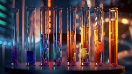 Laboratory test tube.