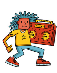 illustration of a guitar