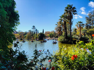 Barcelona, Spain. The Parc de la Ciutadella (English: Ciutadella Park)