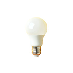 light bulb isolated on transparent background.
