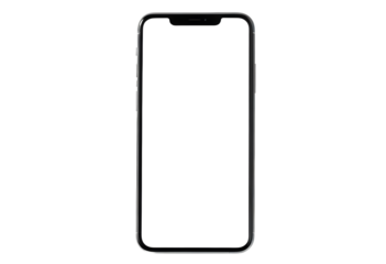 smartphone isolated on white background