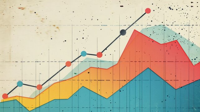 Illustrate business success with a barometer chart, highlighting increasing levels of financial growth and progress.