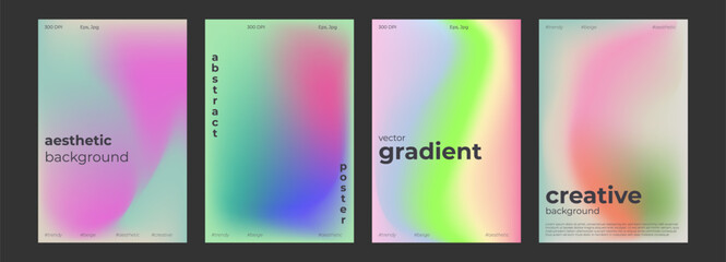 Y2k Trendy Aesthetic abstract vibrant gradient background with grain blurred pattern. Gentle soft light print for social media poster, stories highlight templates for digital marketing for stories