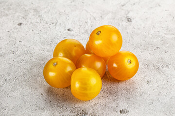 Ripe tasty yellow cherry tomato