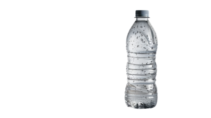 Bottle of water on a transparent background