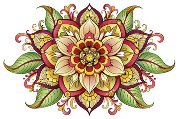 Bright Floral Ornament