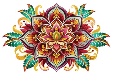 Colorful Petal Ornament