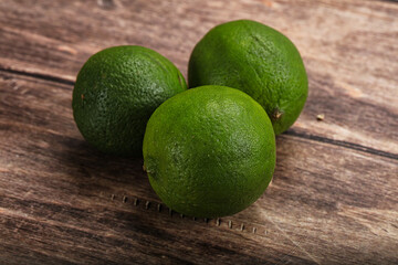 Green sour tropical Lime fruit