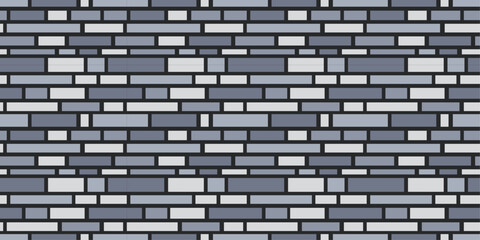 A gray and white brick wall with a pattern of squares