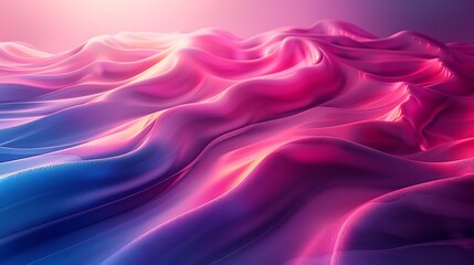 Obraz premium Chevron patterns phasing in and out in a gradient, creating a wave-like illusion. The colors transition smoothly, and the chevrons flow seamlessly, enhancing the fluid visual effect.