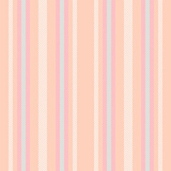 Minimalist lines fabric pattern, africa textile stripe texture. Mother background seamless vertical vector in light and pink colors.