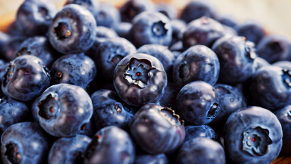 Summer symphony of taste: Blueberries in an organic ballet of antioxidants, vitamins and natural light - From glossy reflection to culinary masterpieces