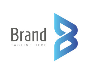 Letter B logo icon design template elements. Usable for Branding, Business and Technology Logos.
