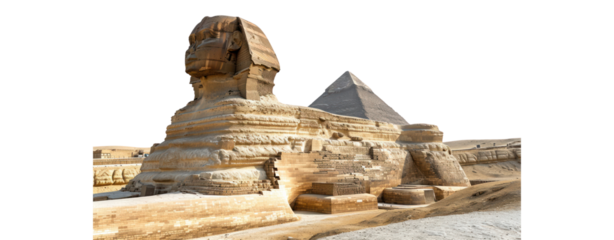 pyramid cut out transparent background side view.