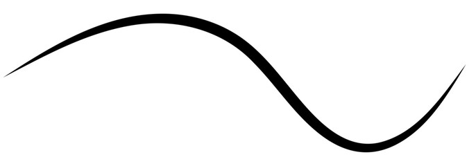 Arabic Curve Decorative Line Glare for Islamic holidays Ramadan, Eid Al-Adha, Eid Mubarak. Eastern black silhouette of Arabic city, mosque, Koran, crescent, star, hookah, rosary, lantern garland