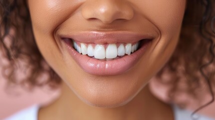 Obraz premium Detailed dental checkup procedure, dentist examining patient, closeup, professional and clean environment