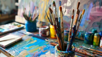 Obraz premium Discover drawing and painting at our art and design school for creative exploration