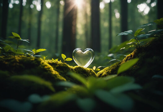 Heart of Nature - A heart that symbolizes the deep connection and love for nature