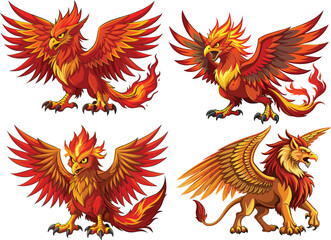 Mythological Animal Tall Griffin