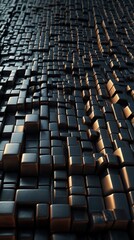 Fototapeta premium vertical background 3d abstract geometrical cubes