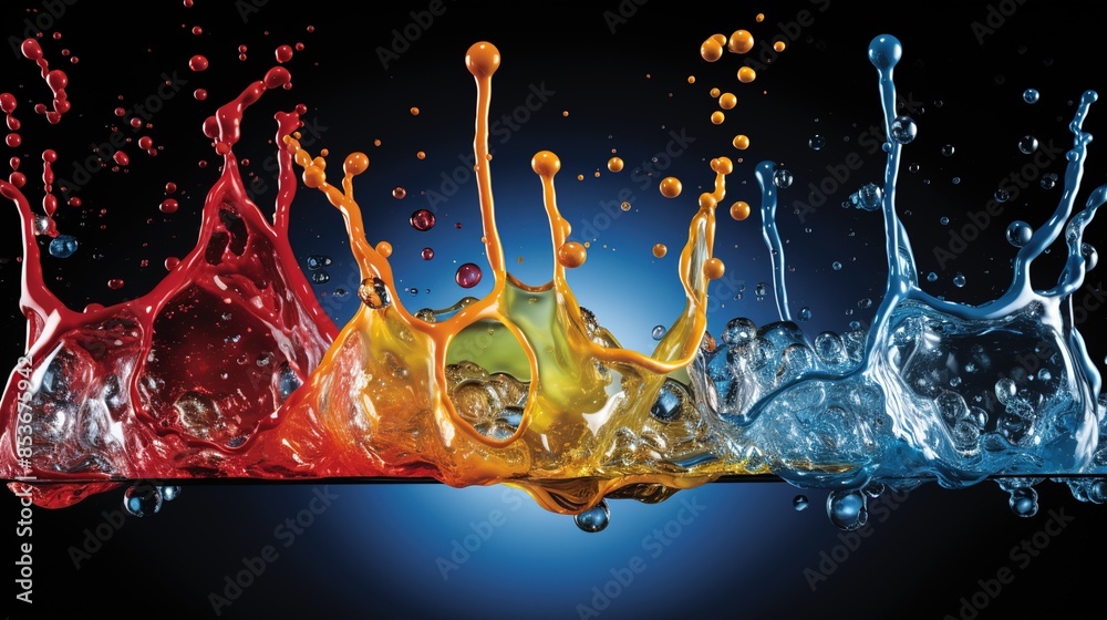 Canvas Prints splash of water