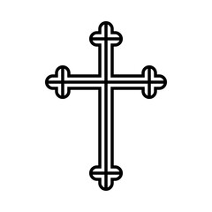 Cross icon, Christian symbol