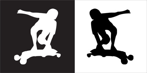 IIlustration Vector graphics of Skate icon