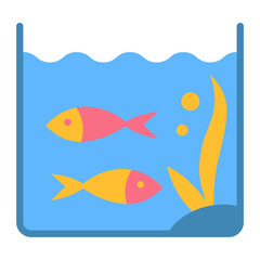 Naklejka premium Aquarium Icon