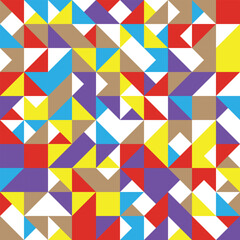 Abstract geometry pattern seamless background. Creative geometric wallpaper pattern for decoration.