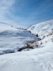 ski resort in winter